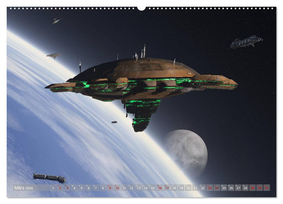 Time jump future (CALVENDO wall calendar 2024) 
