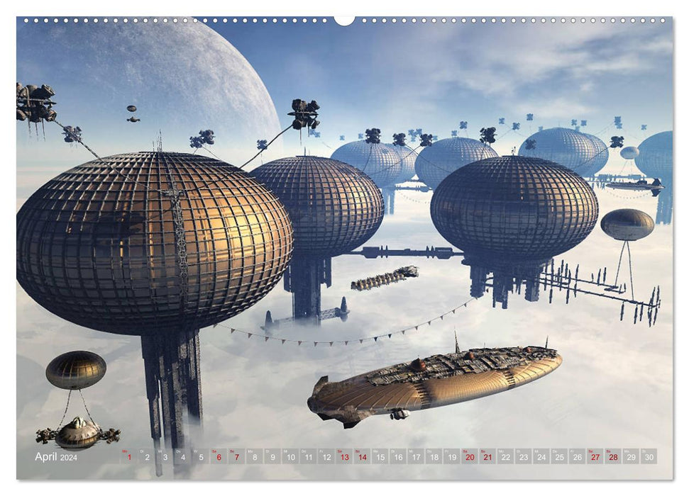 Zeitsprung Zukunft (CALVENDO Wandkalender 2024)