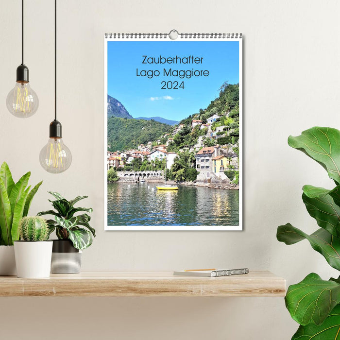 Zauberhafter Lago Maggiore (CALVENDO Wandkalender 2024)