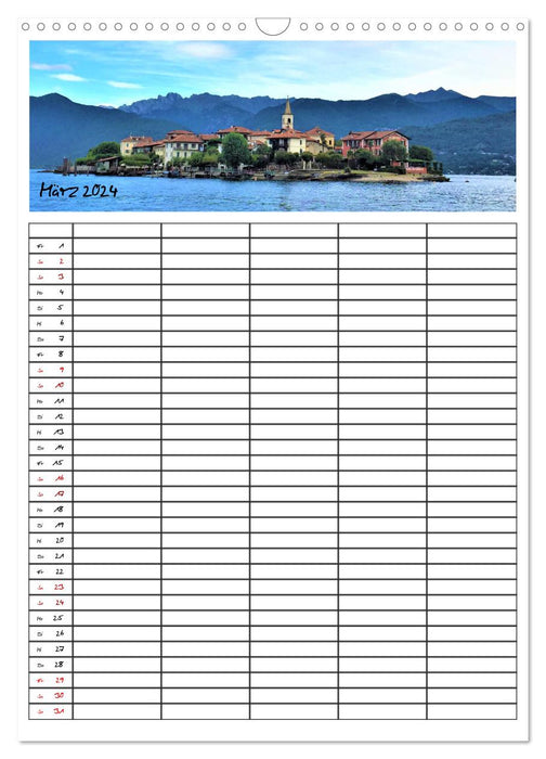 Zauberhafter Lago Maggiore (CALVENDO Wandkalender 2024)