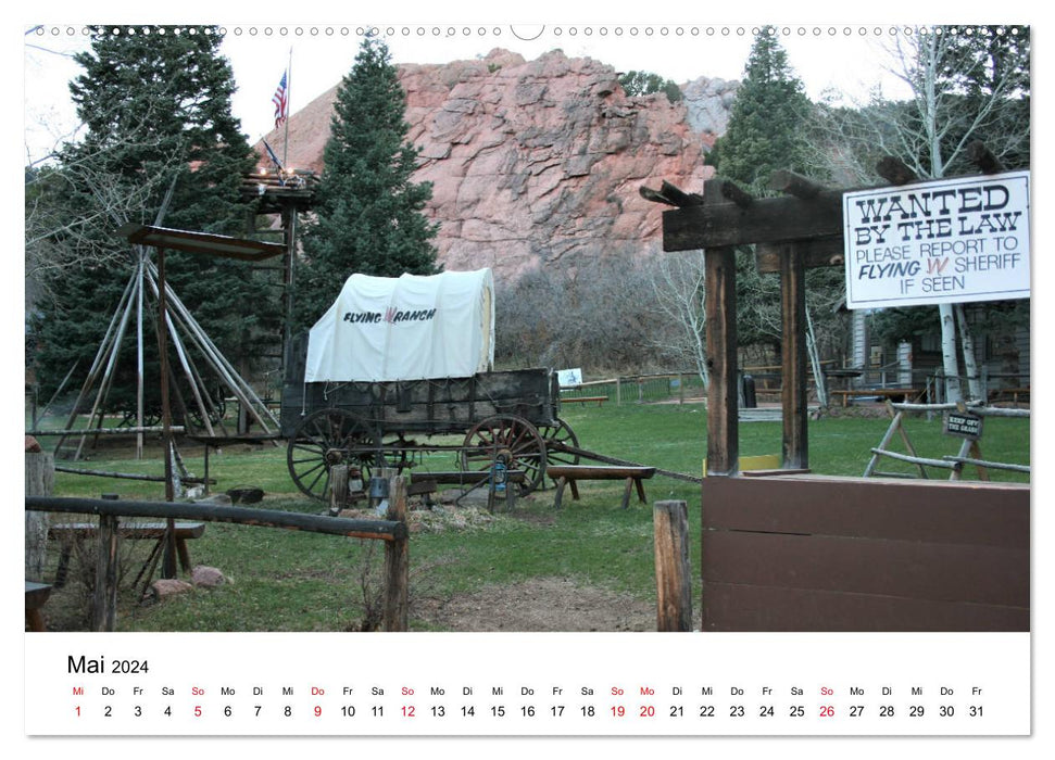 Colorado, États-Unis - Destinations d'excursion autour de Colorado Springs (Calendrier mural CALVENDO Premium 2024) 
