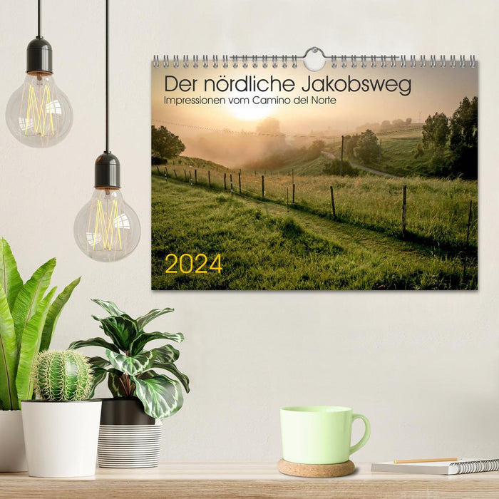 Der nördliche Jakobsweg (CALVENDO Wandkalender 2024)