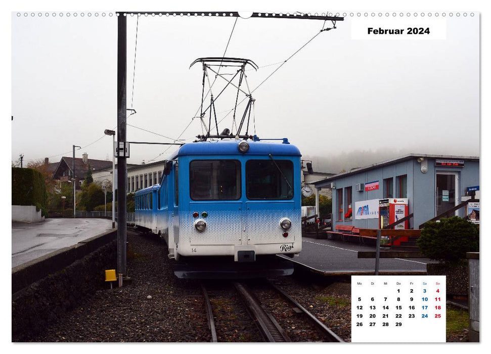 Raritäten der Schiene (CALVENDO Premium Wandkalender 2024)