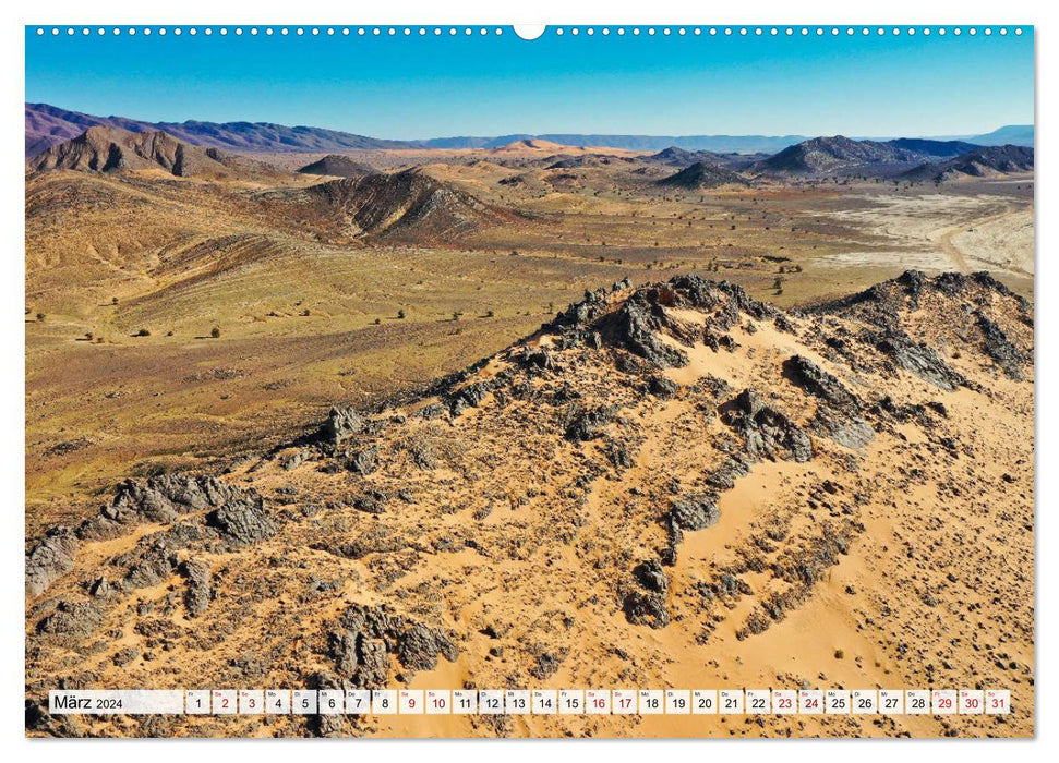 Marokko - Faszinierende Landschaften und traditionelle Bauwerke von oben (CALVENDO Wandkalender 2024)