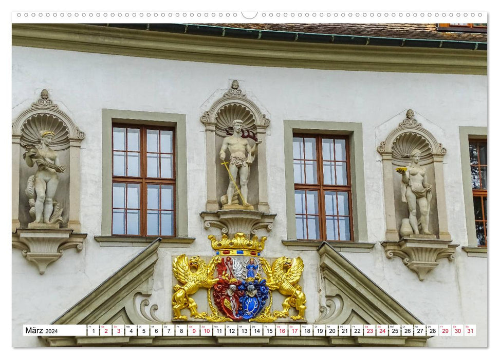 Schloss Bad Muskau (CALVENDO Premium Wandkalender 2024)