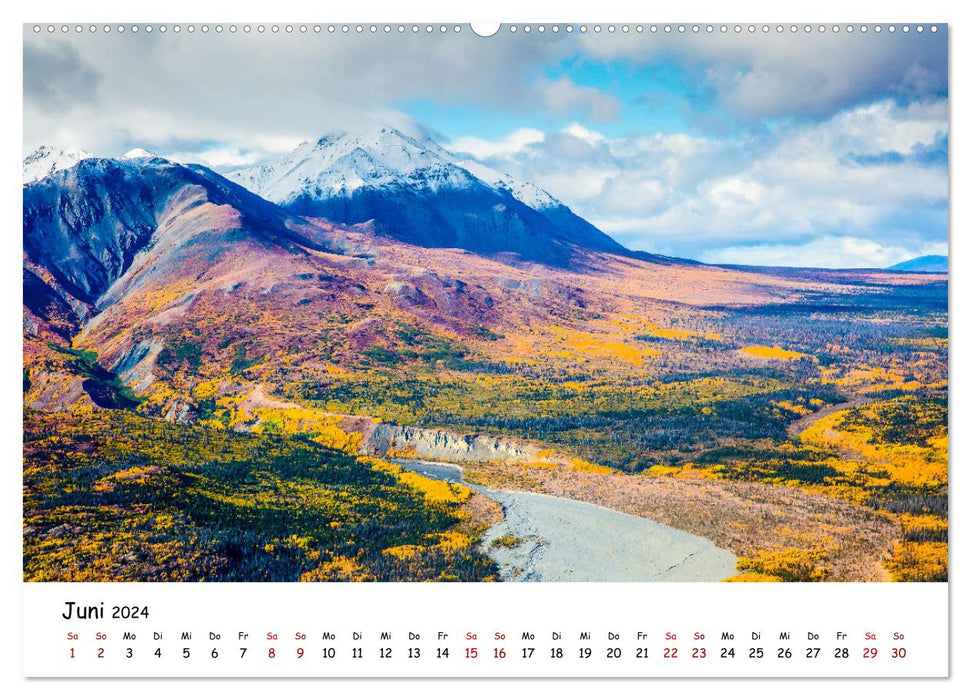 Alaska und Yukon, endlose Freiheit erleben (CALVENDO Premium Wandkalender 2024)