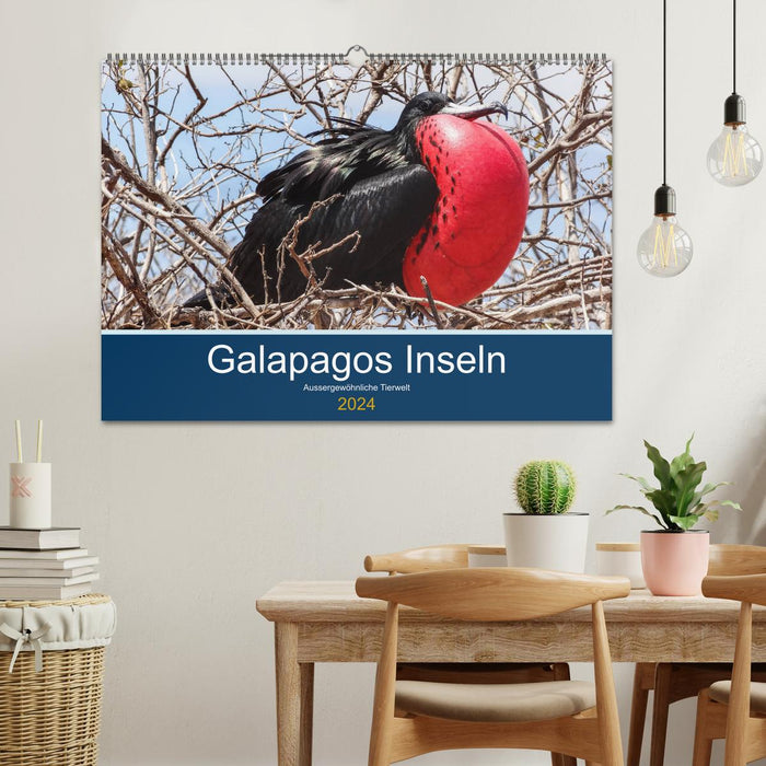 Tierwelt auf Galapagos (CALVENDO Wandkalender 2024)