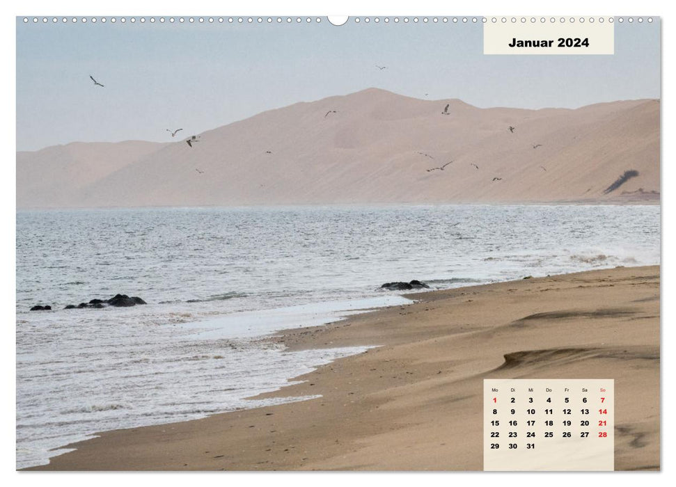 Magisches Namibia - Tiere und Landschaften (CALVENDO Wandkalender 2024)