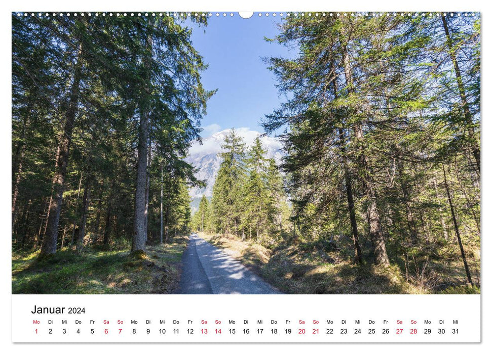 Randonnée à Oeschinensee (calendrier mural CALVENDO 2024) 