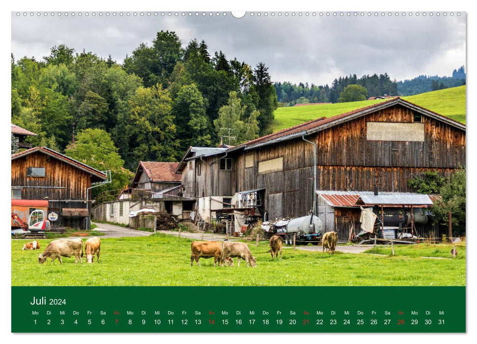 Allgäu - Landliches Leben (CALVENDO Premium Wandkalender 2024)