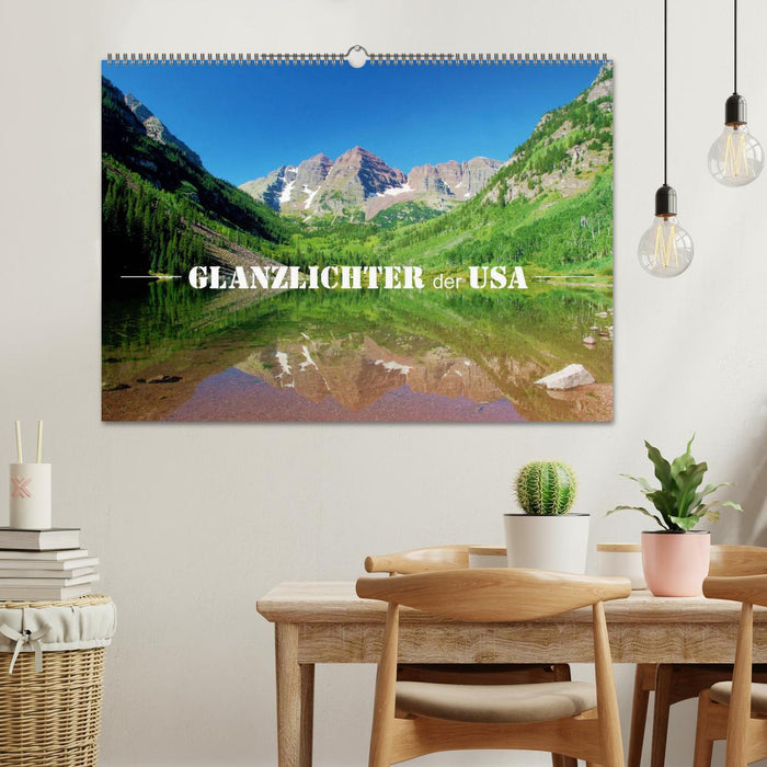 Glanzlichter der USA (CALVENDO Wandkalender 2024)