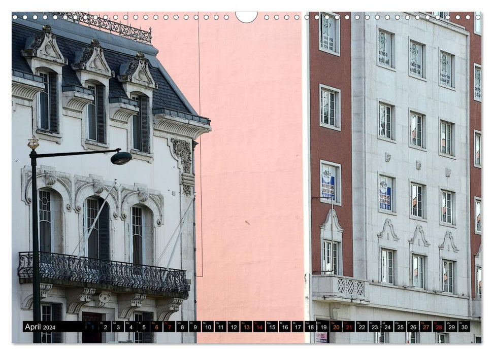 Lisbonne sous un angle complètement différent. (Calendrier mural CALVENDO 2024) 