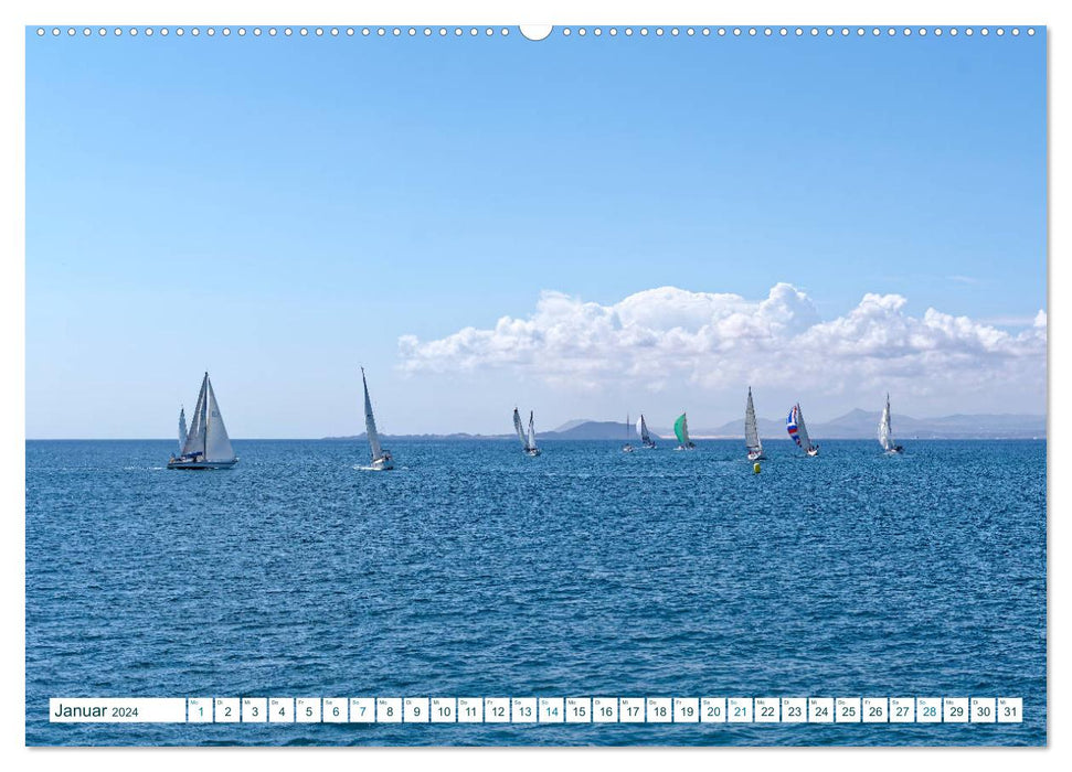 Lovely Lanzarote – Idylle dans l’Atlantique (Calvendo Premium Wall Calendar 2024) 