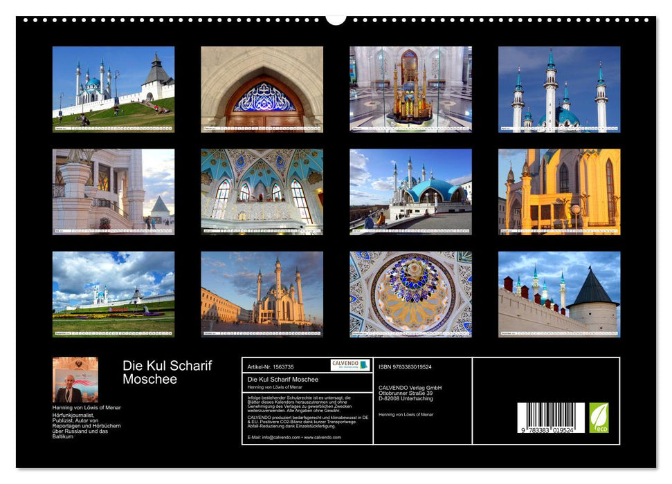 Die Kul Scharif Moschee - Architektonisches Kleinod in Kasan (CALVENDO Premium Wandkalender 2024)