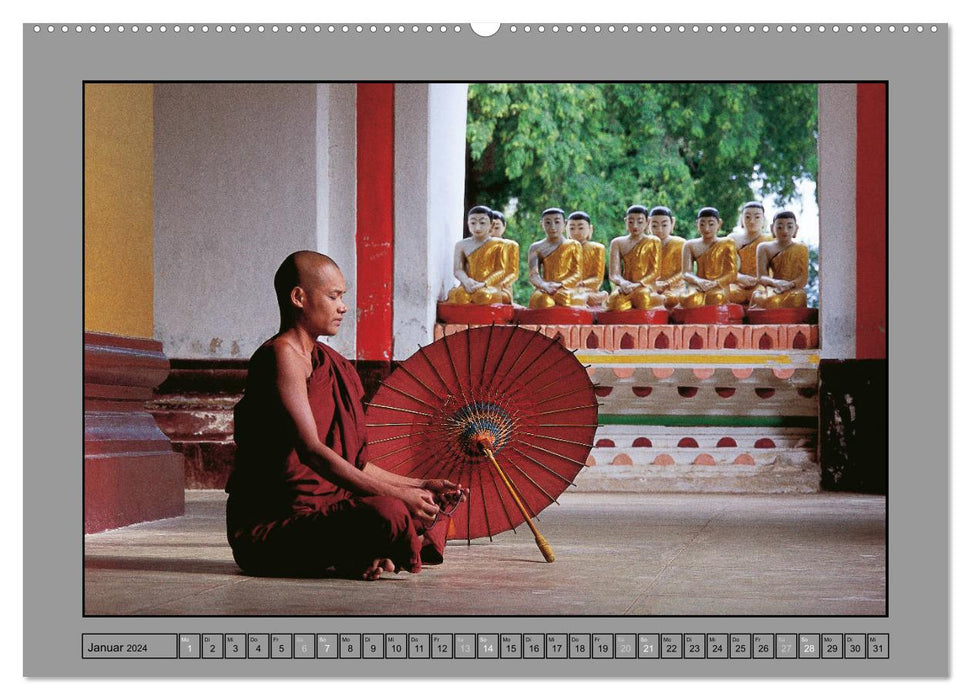 SÜDOSTASIEN Im Reich des Buddha (CALVENDO Premium Wandkalender 2024)