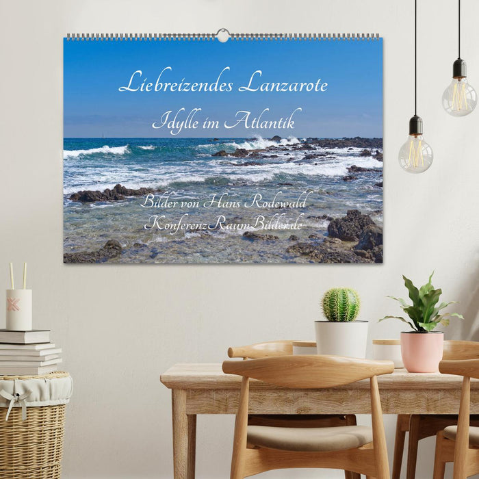 Lovely Lanzarote - Idylle dans l'Atlantique (Calendrier mural CALVENDO 2024) 