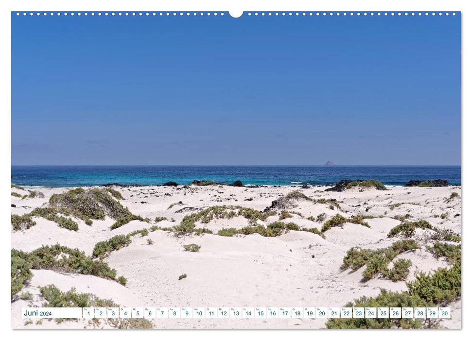 Lovely Lanzarote - Idylle dans l'Atlantique (Calendrier mural CALVENDO 2024) 