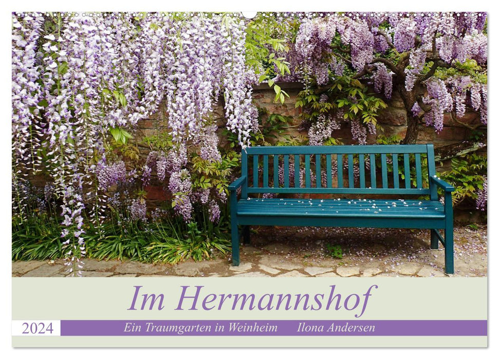 À Hermannshof - Un jardin de rêve à Weinheim (Calendrier mural CALVENDO 2024) 