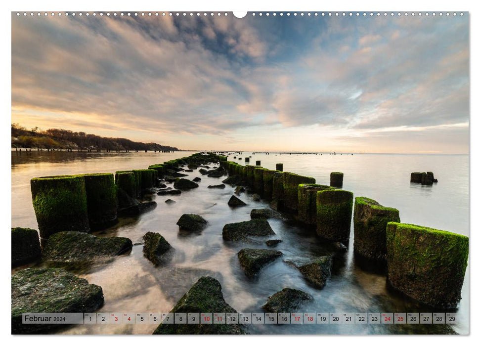 Baie de Gdańsk (Calendrier mural CALVENDO Premium 2024) 