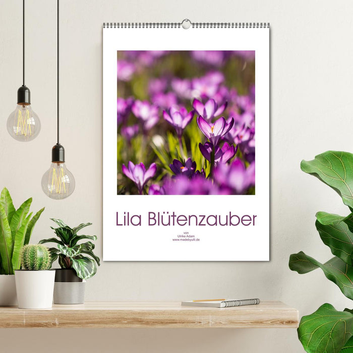 Lila Blütenzauber (CALVENDO Wandkalender 2024)