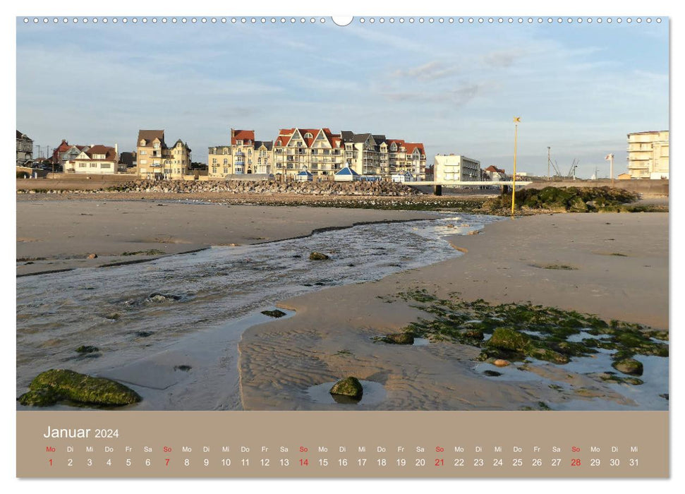 Les plus belles côtes de France (Calendrier mural CALVENDO Premium 2024) 