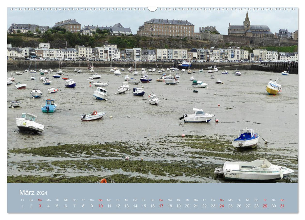 Frankreichs schönste Küsten (CALVENDO Premium Wandkalender 2024)