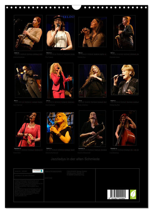 Jazzladys in der alten Schmiede (CALVENDO Wandkalender 2024)