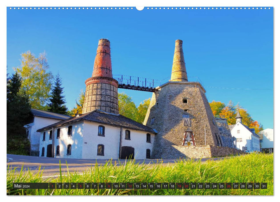 Erzgebirge - Riche patrimoine culturel et nature relaxante (Calendrier mural CALVENDO Premium 2024) 