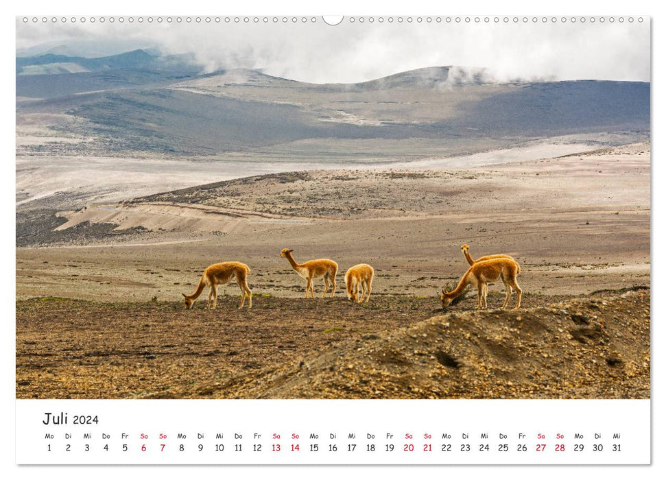 Ecuador - Auf den Spuren Alexander von Humboldts (CALVENDO Premium Wandkalender 2024)