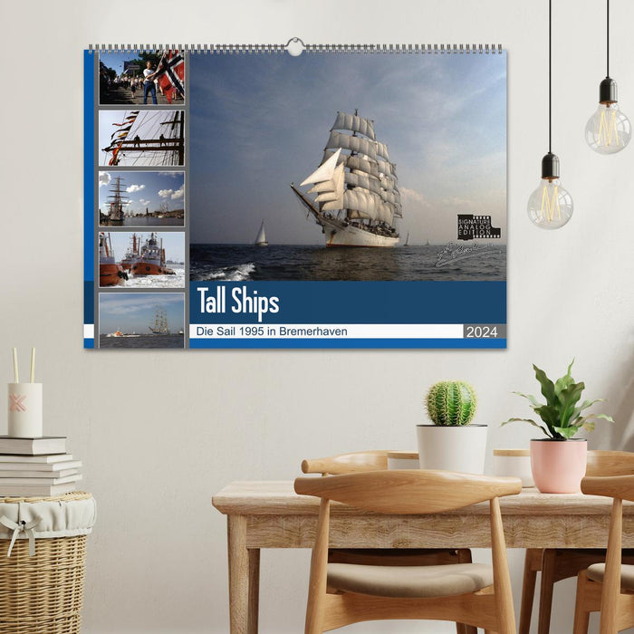 Photographie analogique Tall Ships Sail 1995 Bremerhaven (calendrier mural CALVENDO 2024) 
