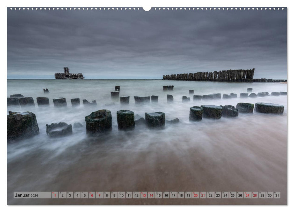 Baie de Gdańsk (calendrier mural CALVENDO 2024) 