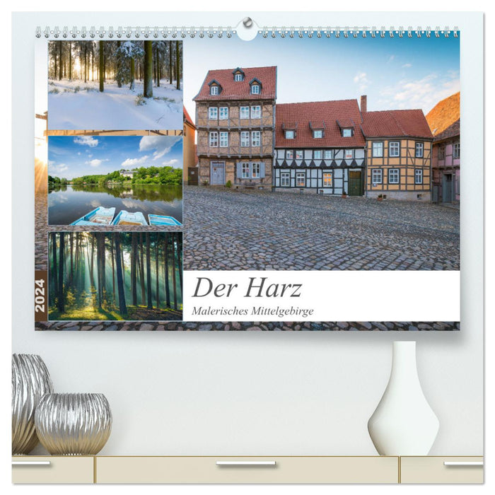 Der Harz - Malerisches Mittelgebirge (CALVENDO Premium Wandkalender 2024)