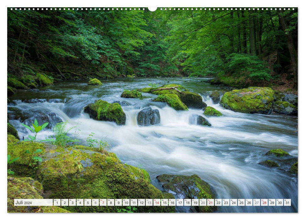 Le Harz - pittoresque chaîne de montagnes basses (Calvendo Premium Wall Calendar 2024) 