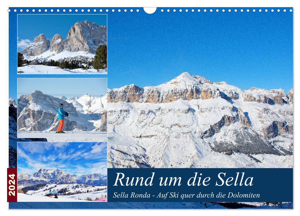 Sella Ronda (CALVENDO Wandkalender 2024)