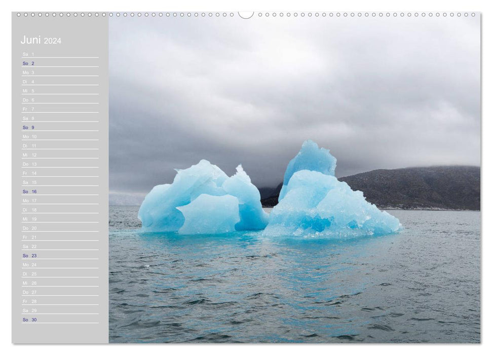 Eisberge - vergängliche Schönheit (CALVENDO Premium Wandkalender 2024)