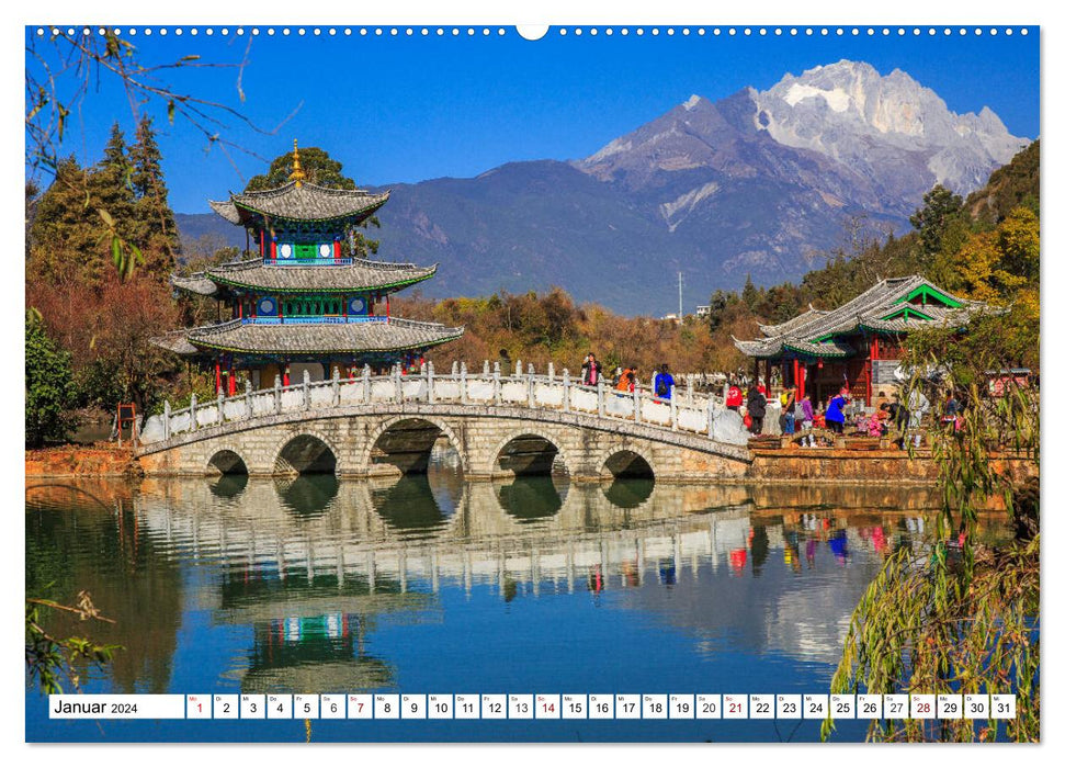 Magic of China (CALVENDO wall calendar 2024) 