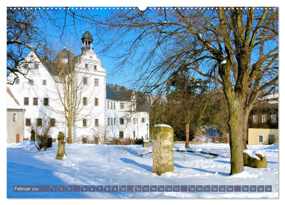 Erzgebirge - Rich cultural heritage and relaxing nature (CALVENDO wall calendar 2024) 