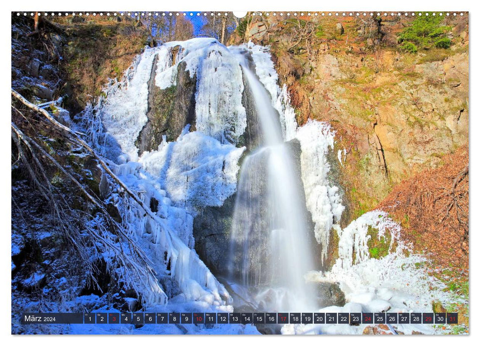 Erzgebirge - Rich cultural heritage and relaxing nature (CALVENDO wall calendar 2024) 