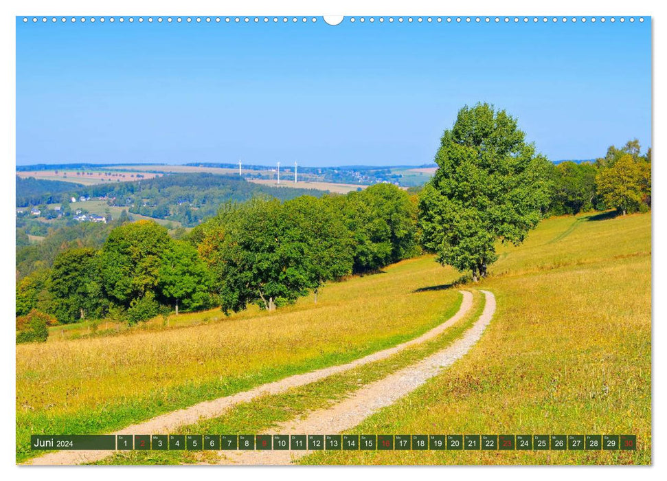 Erzgebirge - Rich cultural heritage and relaxing nature (CALVENDO wall calendar 2024) 