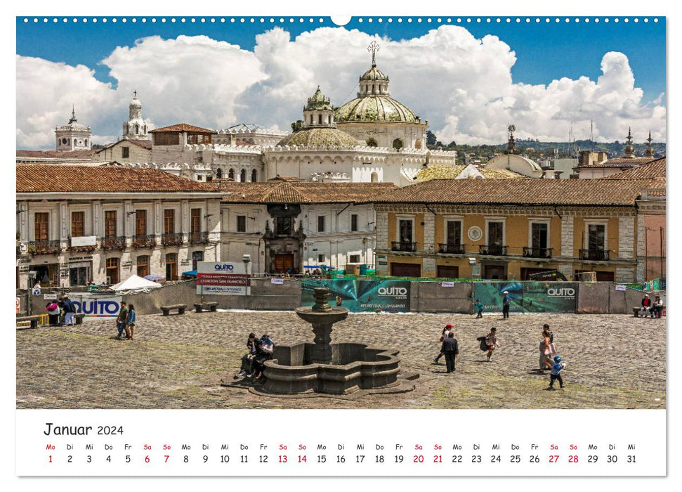 Ecuador - In the footsteps of Alexander von Humboldt (CALVENDO wall calendar 2024) 