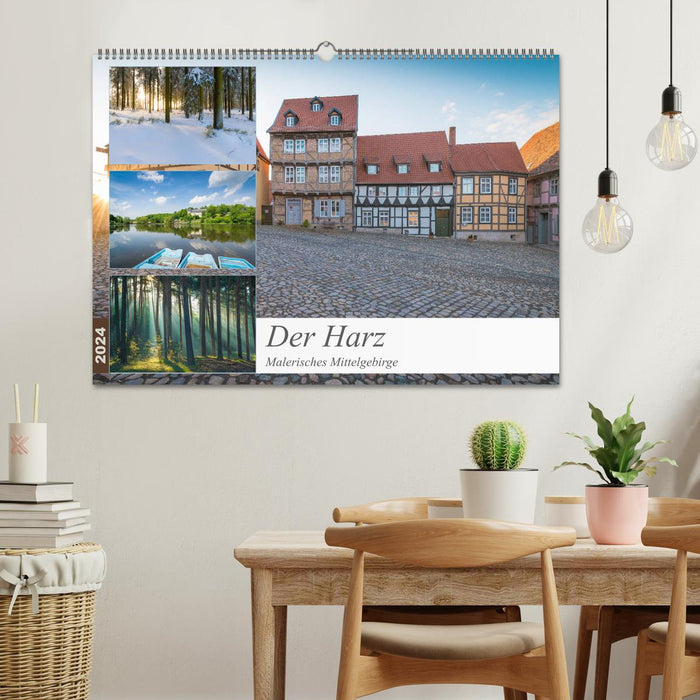 Der Harz - Malerisches Mittelgebirge (CALVENDO Wandkalender 2024)