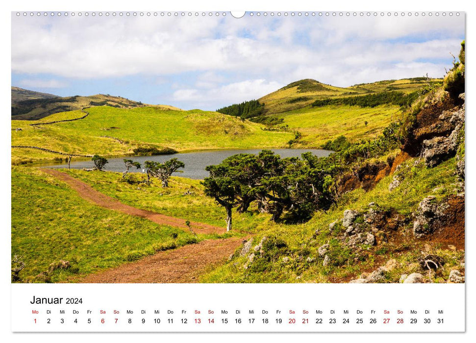 Azores - Islands in the Atlantic (CALVENDO Premium Wall Calendar 2024) 