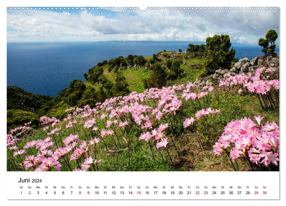 Azores - Islands in the Atlantic (CALVENDO Premium Wall Calendar 2024) 