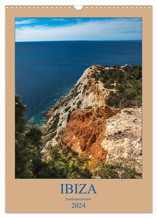 Impressions de l'île d'Ibiza (Calendrier mural CALVENDO 2024) 