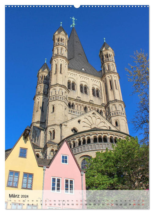 Altes Köln (CALVENDO Premium Wandkalender 2024)