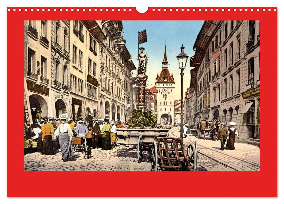 Altes Bern um 1900 (CALVENDO Wandkalender 2024)