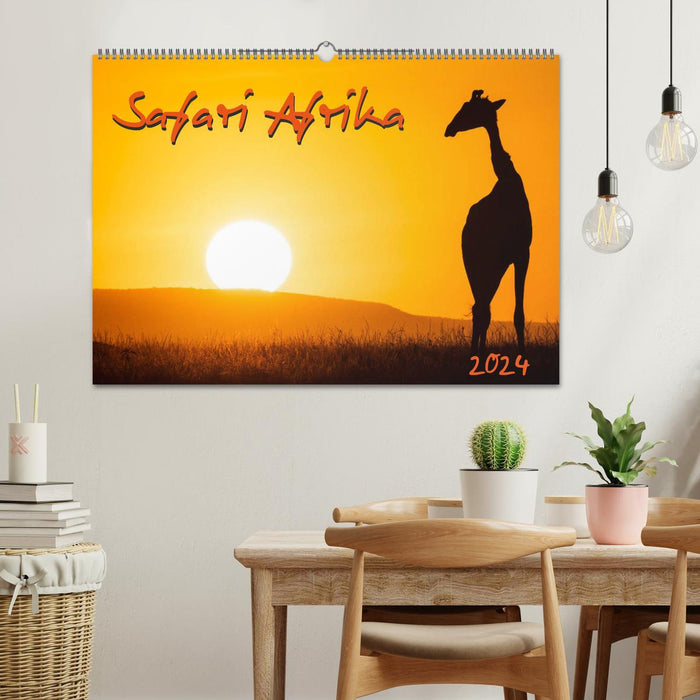Safari Afrika (CALVENDO Wandkalender 2024)