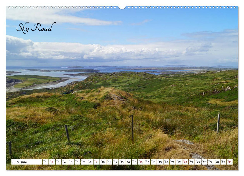 Irische Landschaften - Rund um die grüne Insel (CALVENDO Premium Wandkalender 2024)