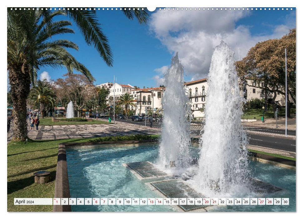 Madeira - Funchal (CALVENDO Premium Wall Calendar 2024) 
