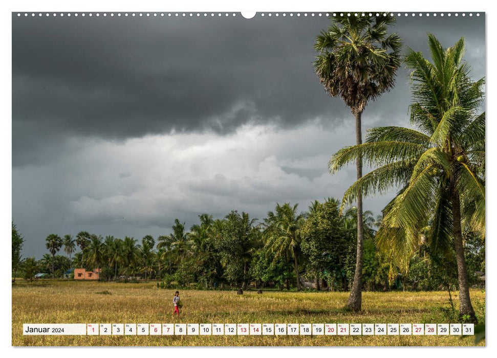 Königreich Kambodscha (CALVENDO Wandkalender 2024)